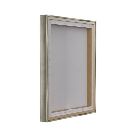 Stupell Industries White Christmas Forest Floating Frame Wall Art
